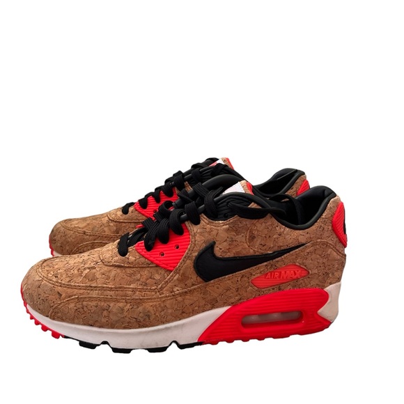 Nike Air Max 90 Anniversary Cork US Shoe Size Women’s 6.5 37.5 neon orange - Picture 1 of 10